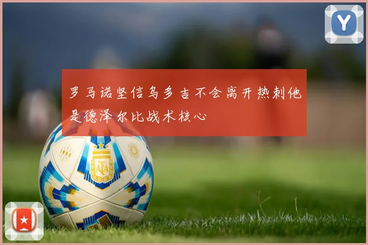 罗马诺坚信乌多吉不会离开热刺他是德泽尔比战术核心